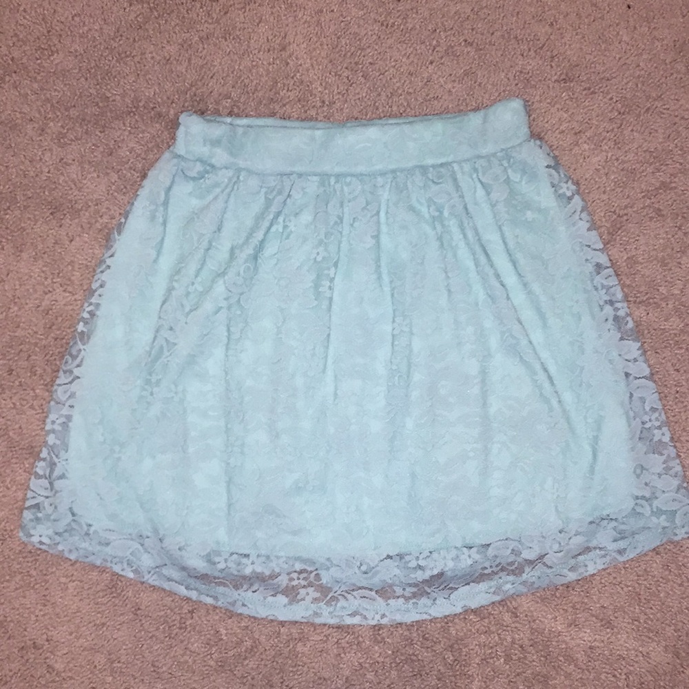 Teal skirt
